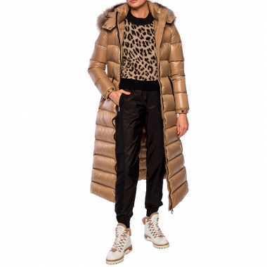 Women's Long sleeve winter Nylon Puffer Coat FO19-0267