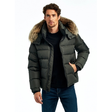 Men's Long sleeve winter down jacket FO20-0085